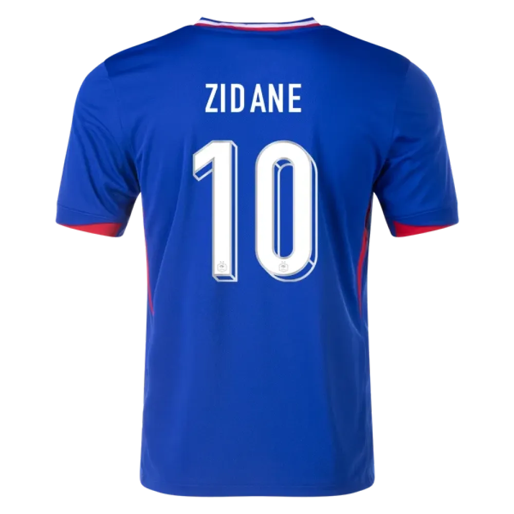 Zinedine Zidane France 24/25 Home Jersey (Legends Players)