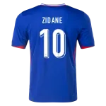 Zinedine Zidane France 24/25 Home Jersey (Legends Players)