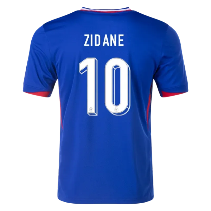 Zinedine Zidane France 24/25 Home Jersey (Legends Players)