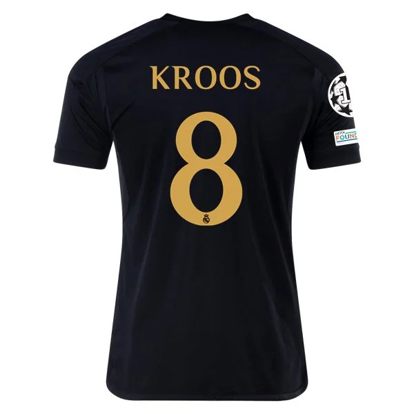 La Liga Men's Replica Kroos Real Madrid Third Jersey 23/24 - UCL