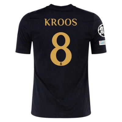 La Liga Men's Replica Kroos Real Madrid Lifestyler Third Jersey 23/24 - UCL 01