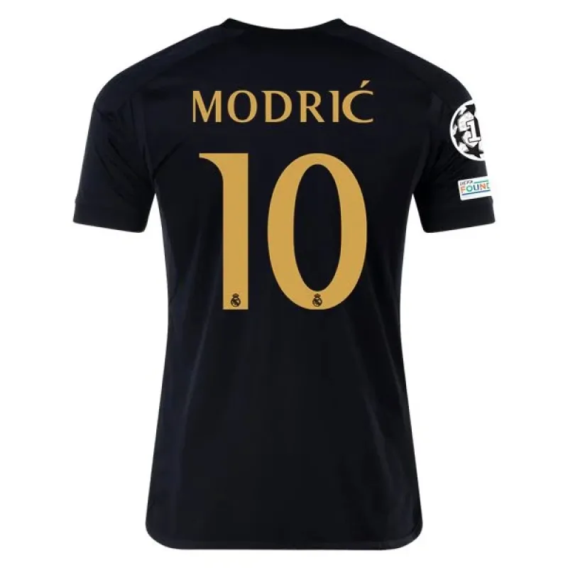 La Liga Men's Replica Modric Real Madrid Third Jersey 23/24 - UCL