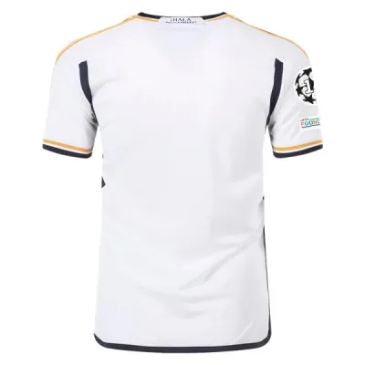 La Liga Men's Replica Real Madrid Home Jersey 23/24 - UCL 02