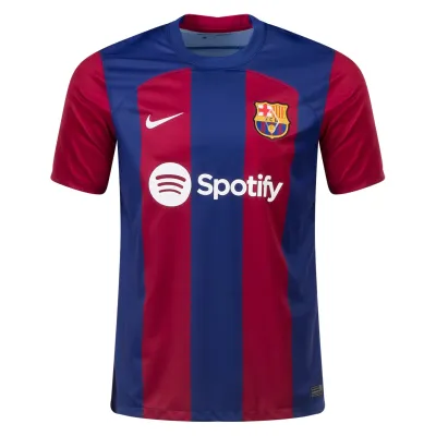 La Liga 23/24 Barcelona Home Soccer Jersey 01