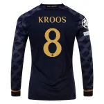 La Liga Men's Replica Kroos Real Madrid Long Sleeve Away Jersey 23/24