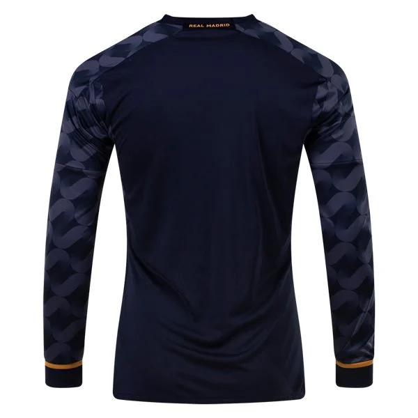La Liga Men's Replica Real Madrid Long Sleeve Away Jersey 23/24