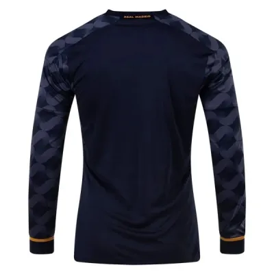 La Liga Men's Replica Real Madrid Long Sleeve Away Jersey 23/24 02
