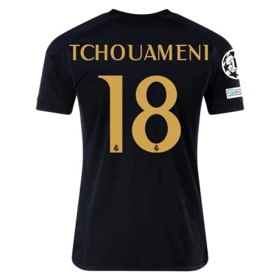 La Liga Men's Replica Tchouameni Real Madrid Third Jersey 23/24 - UCL 01