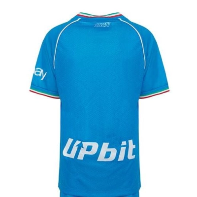 Serie A 23/24 Societa Sportiva Calcio Napoli Home Soccer Jersey 02