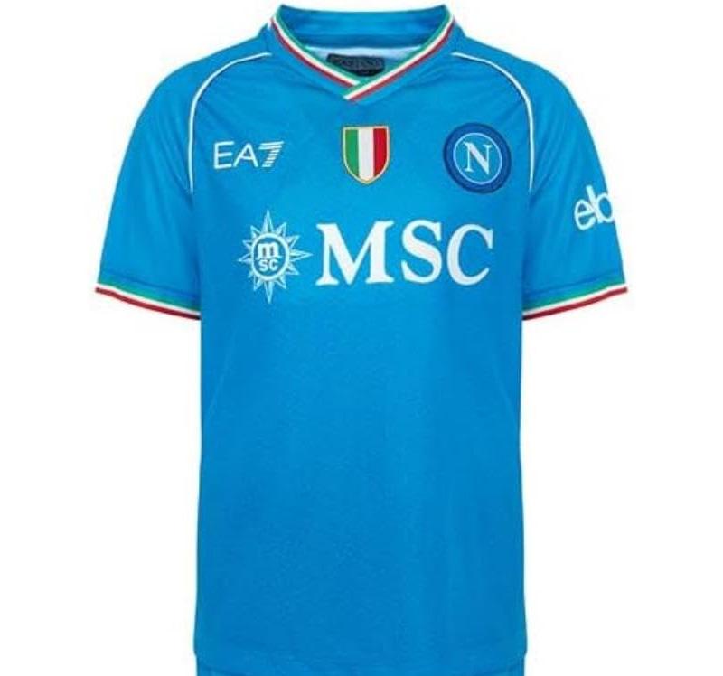 Serie A 23/24 Societa Sportiva Calcio Napoli Home Soccer Jersey