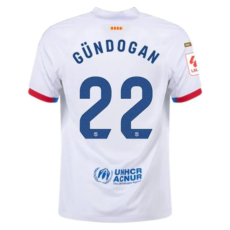 La Liga Men's Replica Gundogan Barcelona Away Jersey 23/24