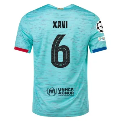 La Liga Men's Replica Xavi Barcelona Third Jersey 23/24 01