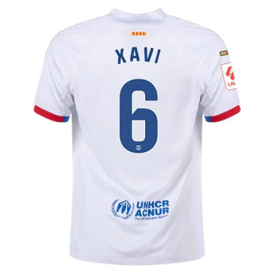 La Liga Men's Replica Xavi Barcelona Away Jersey 23/24 01