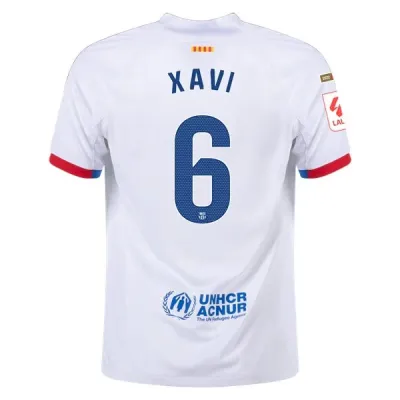 La Liga Men's Replica Xavi Barcelona Away Jersey 23/24 01