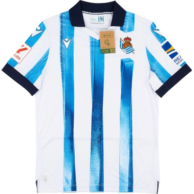 La Liga 23/24 Real Sociedad Home Soccer Jersey 01