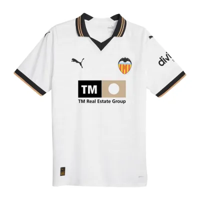 La Liga 23/24 Valencia CF Home Soccer Jersey 02