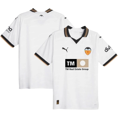 La Liga 23/24 Valencia CF Home Soccer Jersey 01