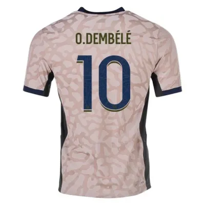 Ligue 1 Men's O. Dembele Paris Saint-Germain Fourth Jersey 23/24 01