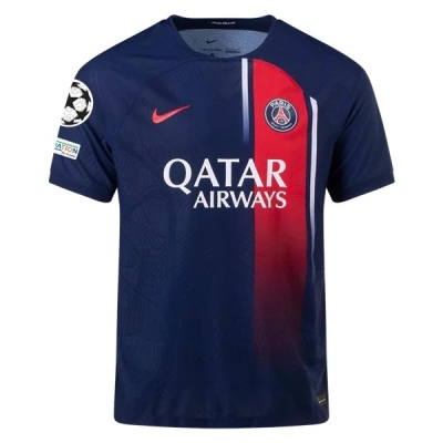 Ligue 1 Men's Paris Saint-Germain Home Jersey 23/24 - UCL 01