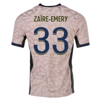 Ligue 1 Men's Zaire-Emery In Paris Saint-Germain Fourth Jersey 23/24 01
