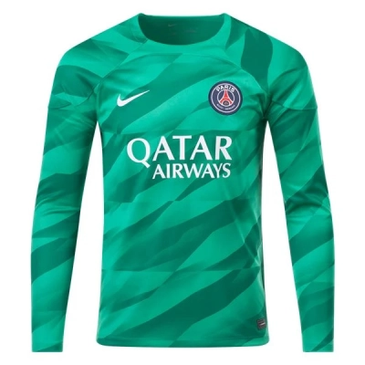 Ligue 1 Men's Paris Saint-Germain Long Sleeve Goalkeeper Jersey 23/24 01