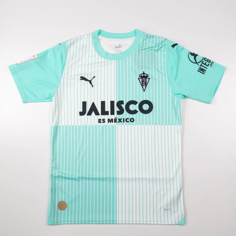 La Liga 23/24 Real Sporting de Gijón Away Soccer Jersey