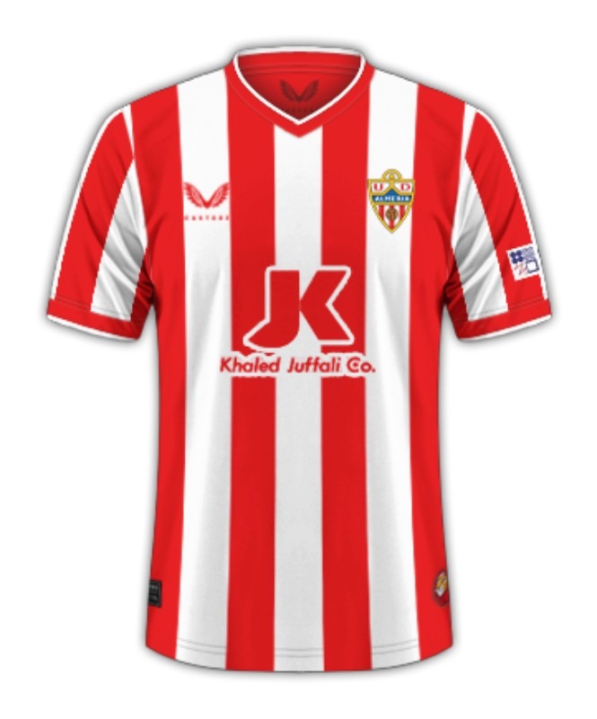 La Liga 23/24 UD Almería Home Soccer Jersey