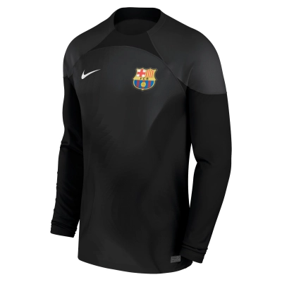 La Liga Barcelona Long Sleeve Goalkeeper Jersey 22/23 - Black 01