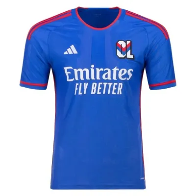 Ligue 1 Men's Replica Lyon Away Jersey 23/24 01