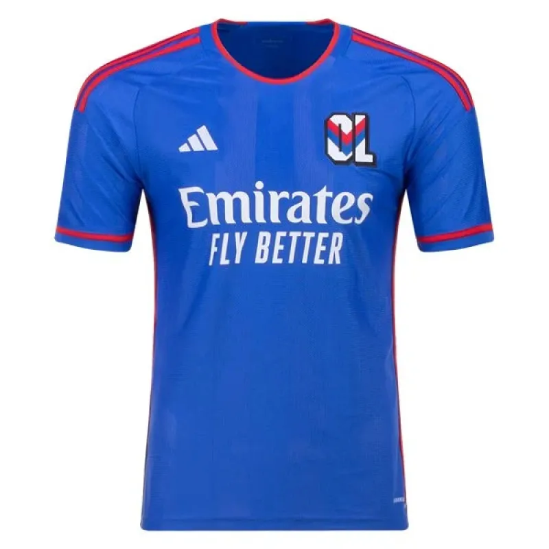 Ligue 1 Men's Replica Lyon Away Jersey 23/24
