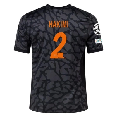 Ligue 1 Men's Replica Hakimi Paris Saint-Germain Third Jersey 23/24 - UCL 01