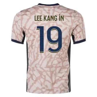 Ligue 1 Men's Replica Lee Kang-In Paris Saint-Germain Fourth Jersey 23/24 01