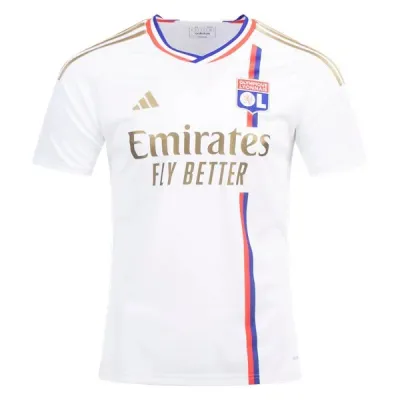 Ligue 1 Men's Replica Lyon Home Jersey 23/24 01