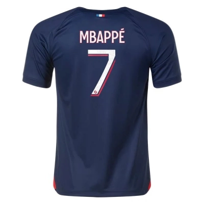 Ligue 1 Men's Replica Mbappe Paris Saint-Germain Home Jersey 23/24 01