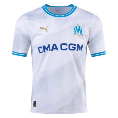 Ligue 1 Men's Replica Marseille Home Jersey 23/23 01