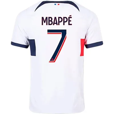 Ligue 1 Men's Replica Mbappe Paris Saint-Germain Away Jersey 23/24 01