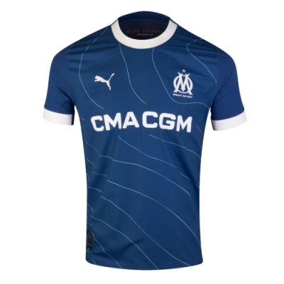 Ligue 1 23/24 Olympique de Marseille Away Soccer Jersey 01