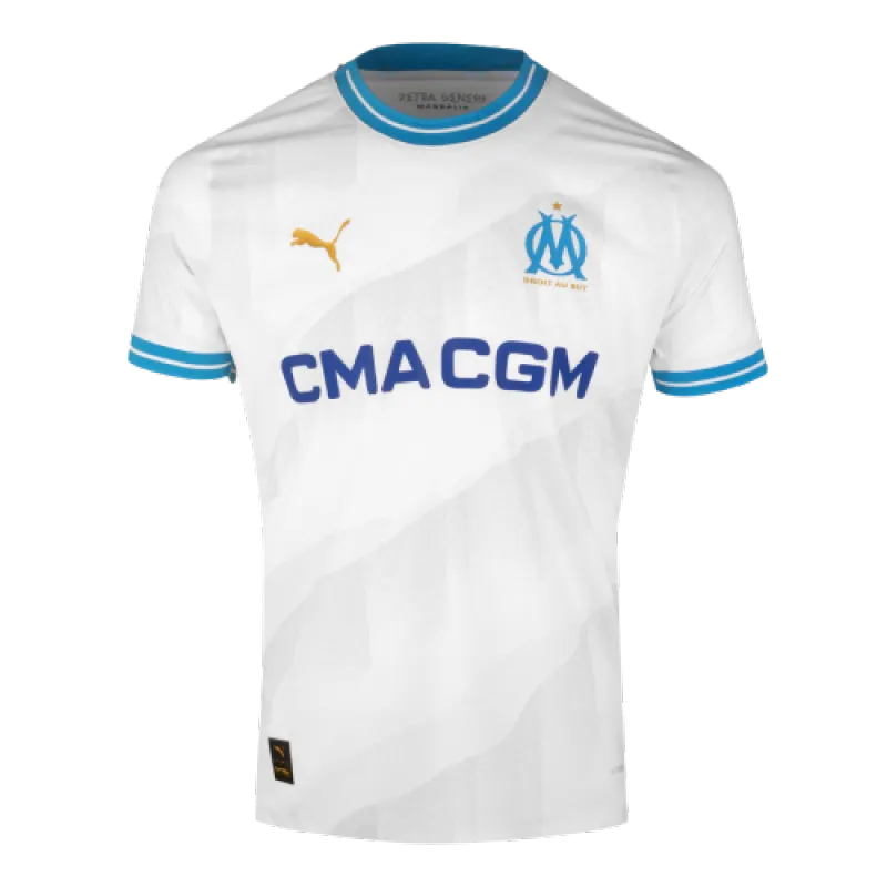 Ligue 1 23/24 Olympique de Marseille Home Soccer Jersey