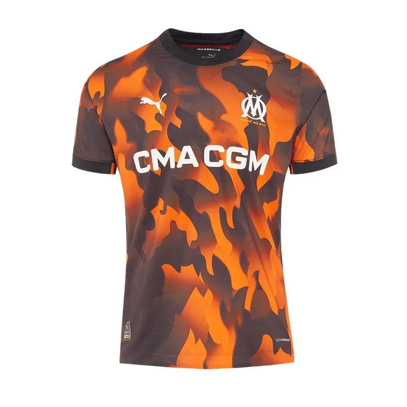 Ligue 1 23/24 Olympique de Marseille Second Away Soccer Jersey