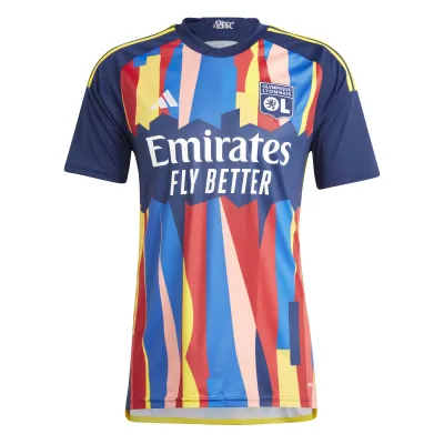 Ligue 1 23/24 Olympique Lyonnais Second Away Soccer Jersey 01