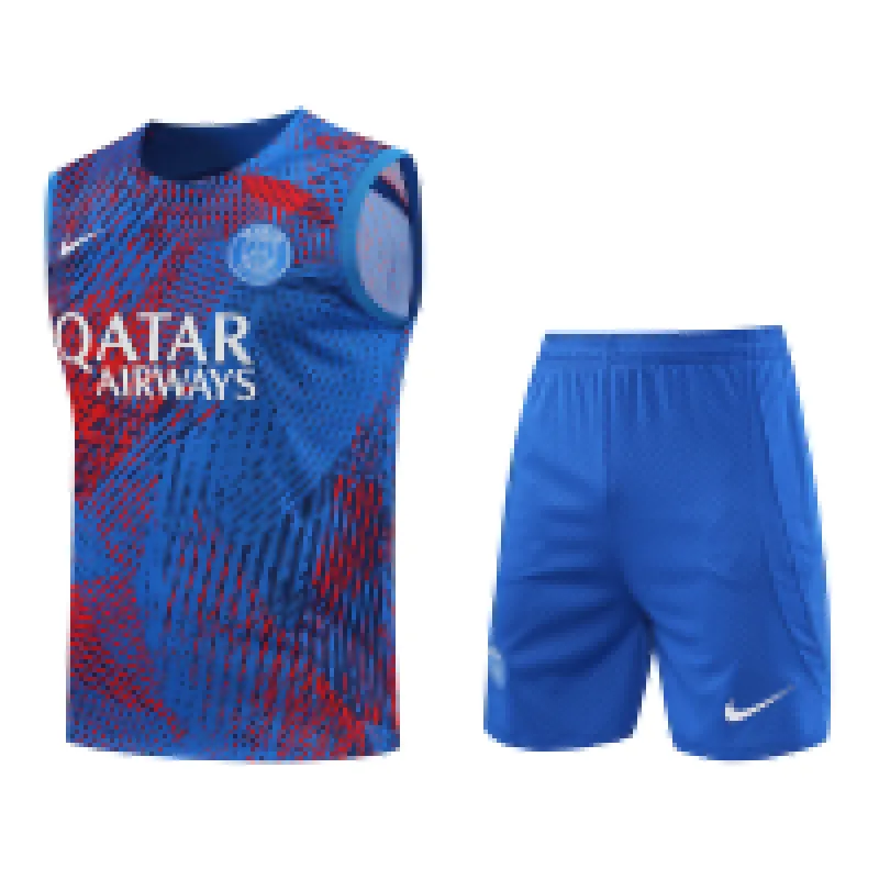 Ligue 1 23/24 Paris FC Soccer Vest Training Suit Blue