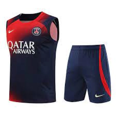 Ligue 1 23/24 Paris FC Soccer Vest Training Suit Rainbow 01