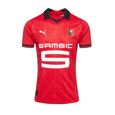 Ligue 1 23/24 Stade Rennais F.C. Home Soccer Jersey 01
