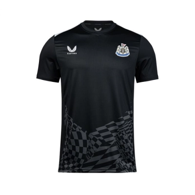 Premier League Men's Replica Newcastle United Pre Match Training Home Jersey 23/24 01