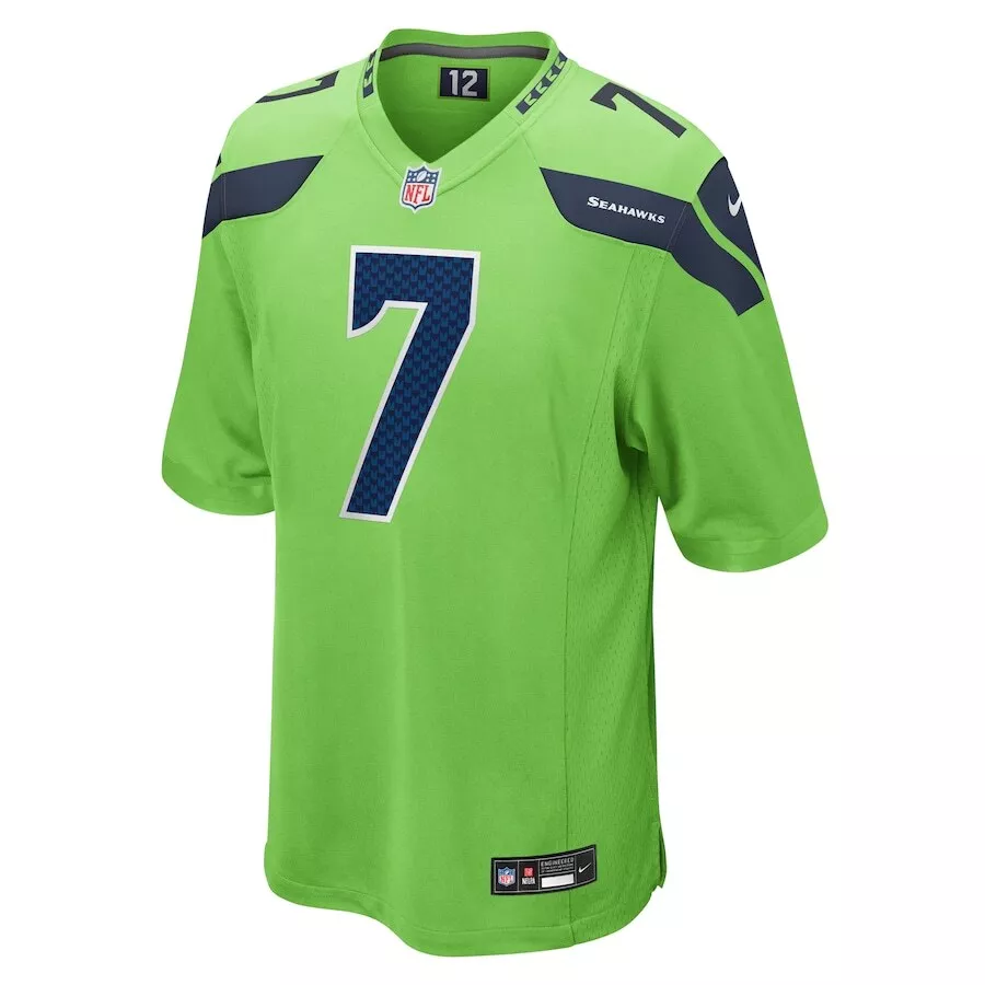Men's Seattle Seahawks Geno Smith Jersey