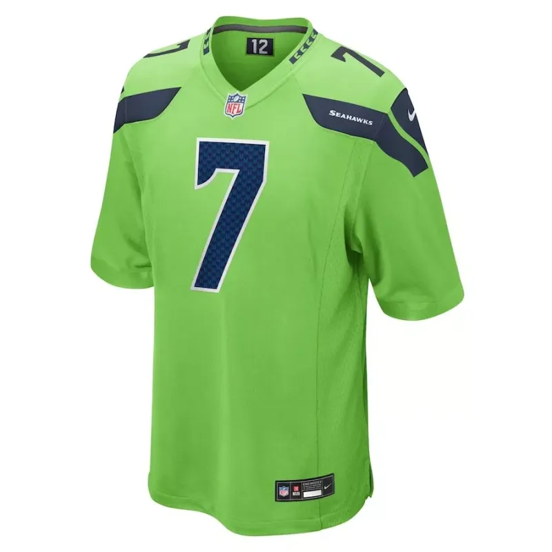Men's Seattle Seahawks Geno Smith Jersey