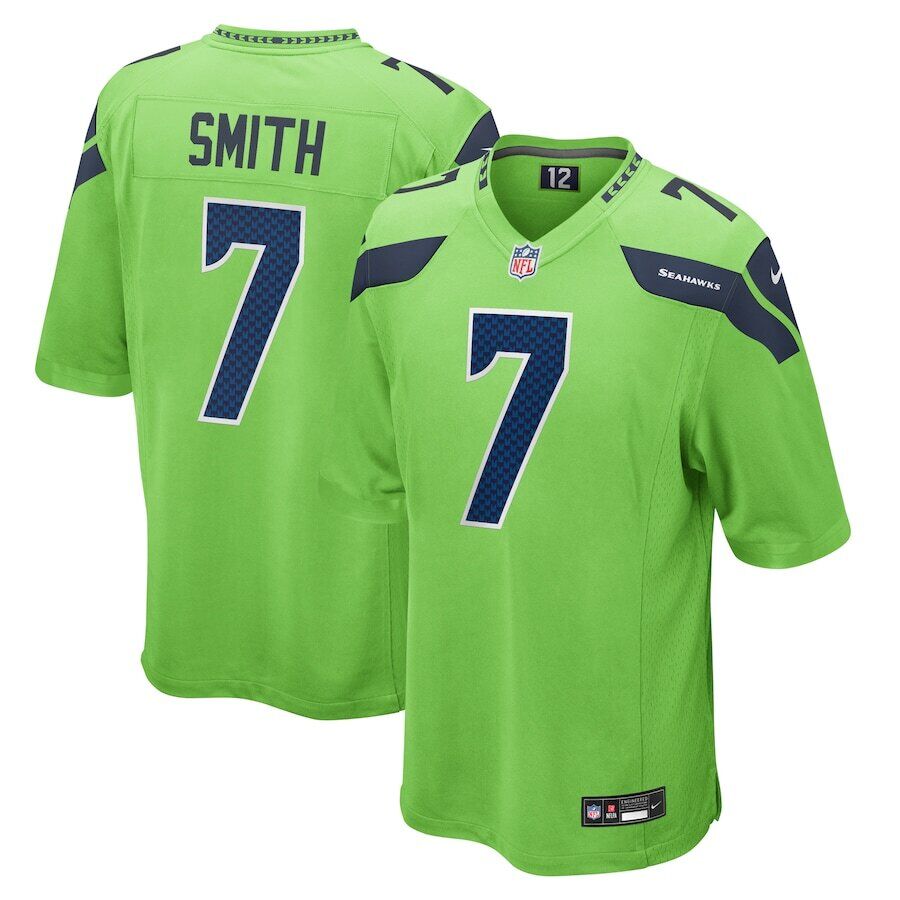 Men's Seattle Seahawks Geno Smith Jersey