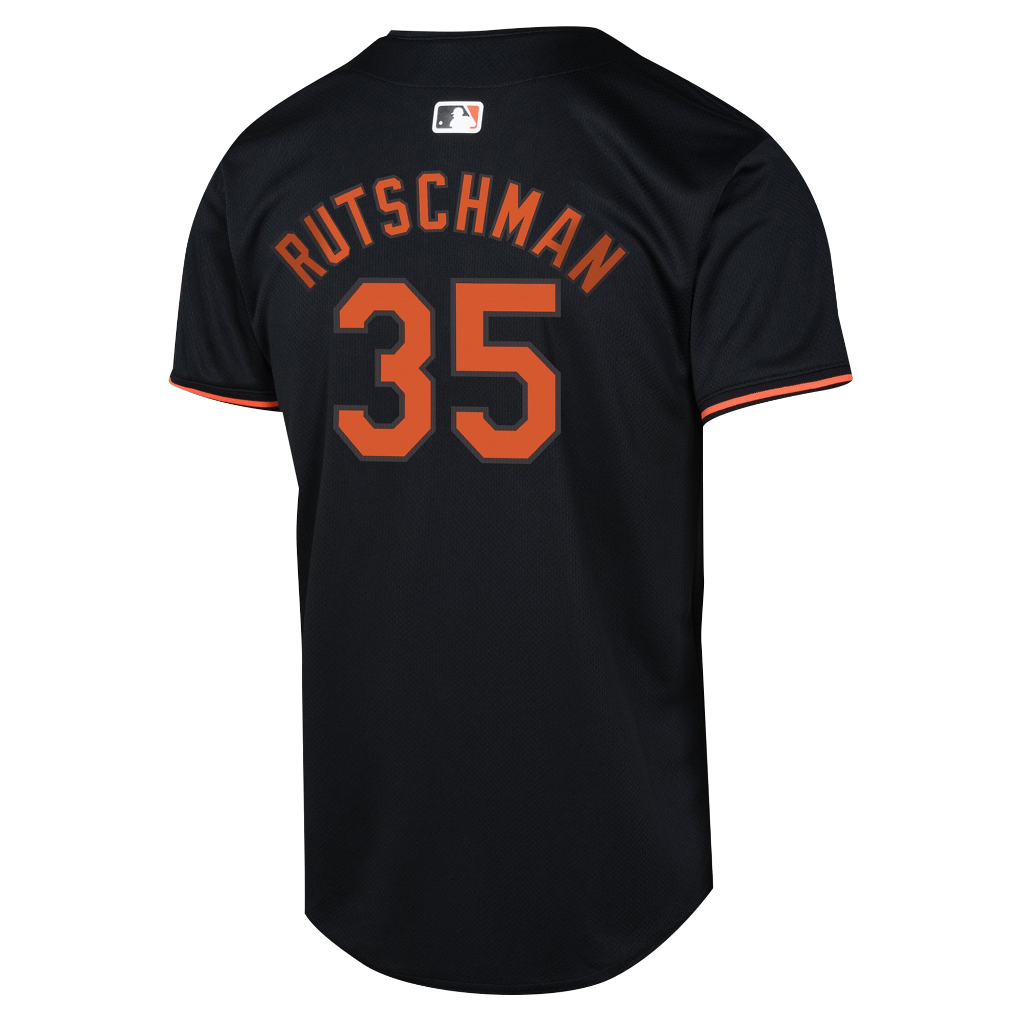 Men's Baltimore Orioles Adley Rutschman Black Alternate Elite Jersey