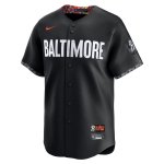 Men's Baltimore Orioles Adley Rutschman Black City Connect Replica Player Name Jersey