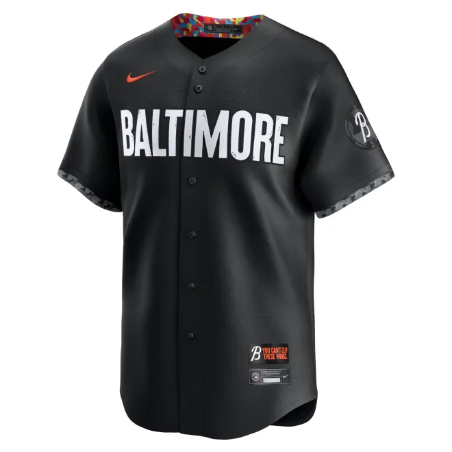 Men's Baltimore Orioles Adley Rutschman Black City Connect Replica Player Name Jersey